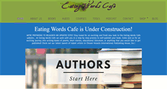 Desktop Screenshot of eatingwordscafe.com